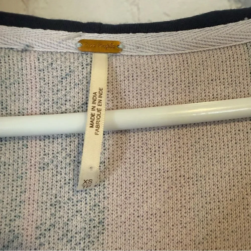 Free People Beja Stripe Hoodie size XS